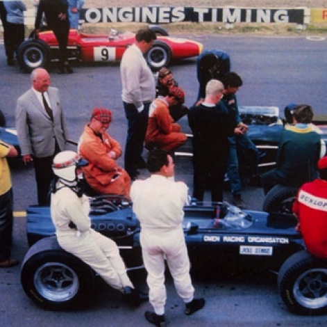 Sur la grille de départ avec Jackie Stewart... Sur la grille de départ avec Jackie Stewart...